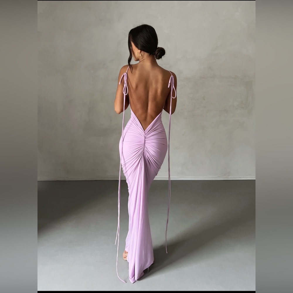 Melani the label Maxy dress, color lilac, size M straps are adjustable